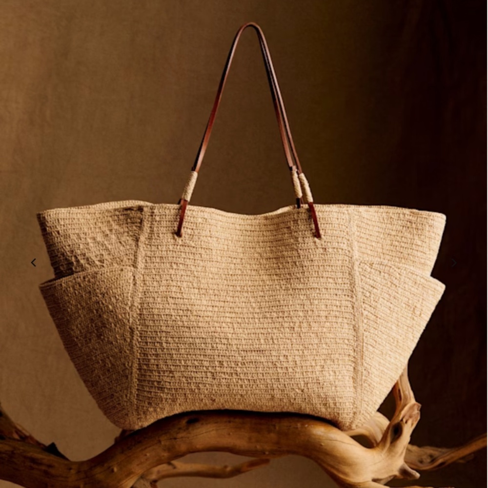 Sezane Paloma Basket Bag - Naturel